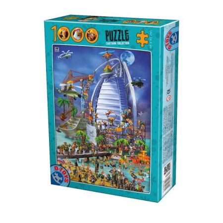 Puzzle - Puzzle Cartoon Collection Dubai 1000 piese - D-Toys