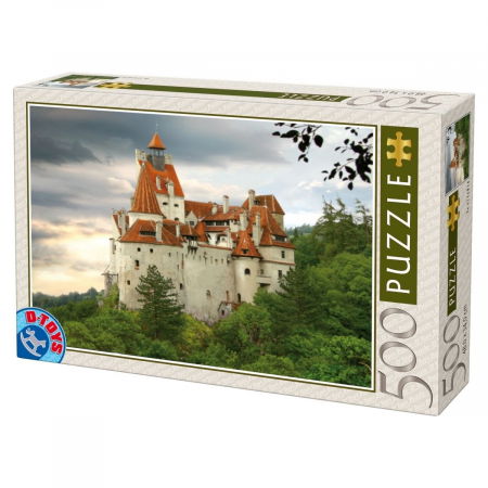 Puzzle - Puzzle Castelul Bran 500 Piese D-TOYS