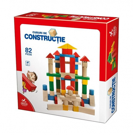 Set cuburi de constructie, 82 piese #62444 CC 01
