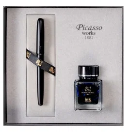 Set stilou si calimara - Negru - PICASSO [0]
