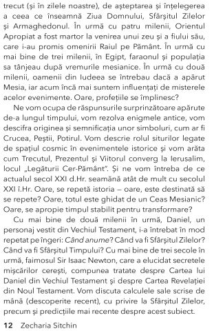 Sfarsitul zilelor. A saptea carte din ,, Cronicile Pamantului " de Zecharia Sitchin [3]