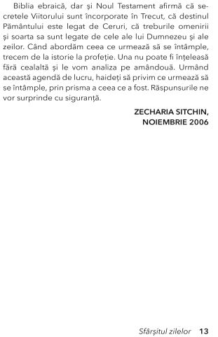 Sfarsitul zilelor. A saptea carte din ,, Cronicile Pamantului " de Zecharia Sitchin [4]