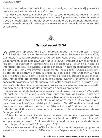 Societati Secrete. Ghidul complet de istorie, rituri si ritualuri de Nick Redfern [20]