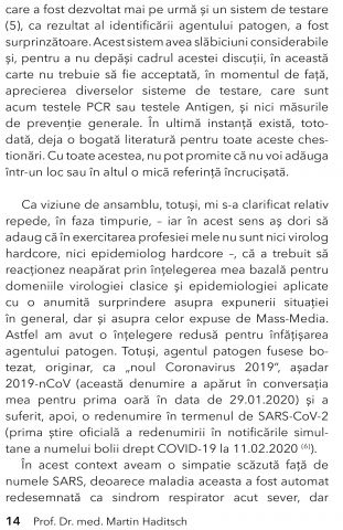 SPIKE. Vaccinare sau injectare de gene? de Prof. Dr. Med. Martin Haditsch [9]