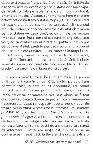 SPIKE. Vaccinare sau injectare de gene? de Prof. Dr. Med. Martin Haditsch [6]