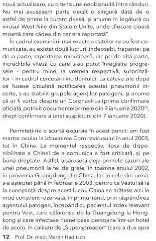 SPIKE. Vaccinare sau injectare de gene? de Prof. Dr. Med. Martin Haditsch [7]