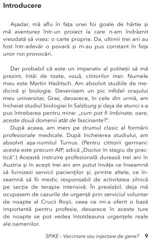 SPIKE. Vaccinare sau injectare de gene? de Prof. Dr. Med. Martin Haditsch [4]