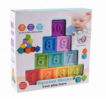 Squeeze Cuburi Cifre Si Animale Dentitie - Ileana Prodexim [0]