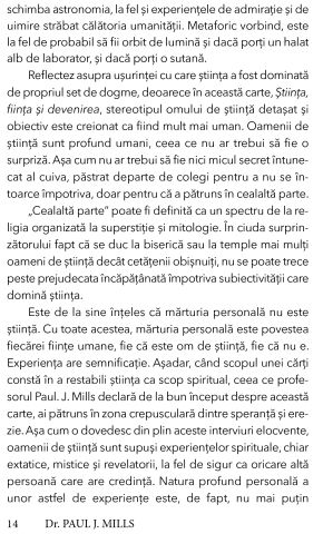 Stiinta, fiinta si devenirea de Paul J. Mills, Ph.D. [4]