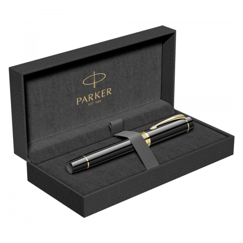 Stilou Centennial 18k Nib Parker Duofold, Classic Black Gt [2]