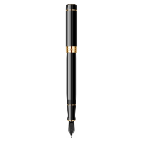 Stilou Centennial 18k Nib Parker Duofold, Classic Black Gt [3]