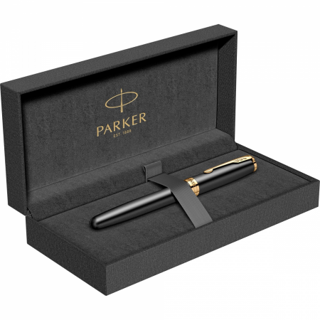 Stilou Parker Sonnet Royal, Matte Black GT - PARKER [1]