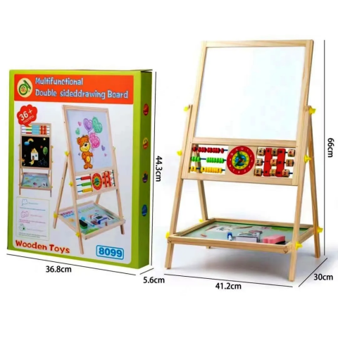 Jocuri si jucarii educative - Tabla Sevalet Educativa Magnetica Multifunctionala