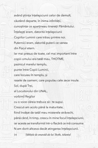 Tablitele de smarald ale lui Thoth, Atlantul [6]