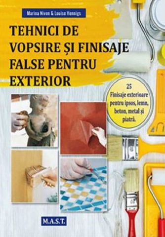 Hobby Practic - Tehnici de vopsire si finisaje false pentru exterior de Marina Nivens