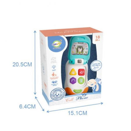 Telefon de Jucarie pentru Bebelusi cu Clapeta. Chimstar - Ileana Prodexim