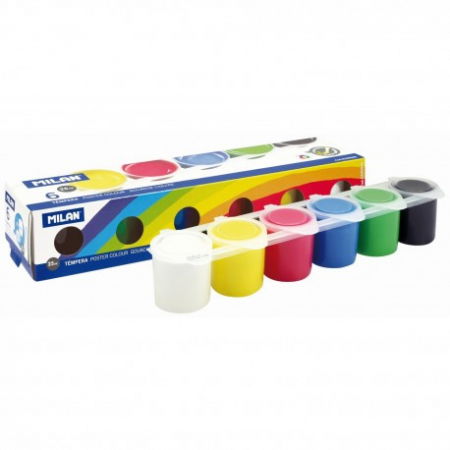 Acuarele si Seturi pictura - Tempera 6 Culori