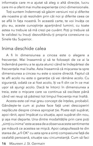 Trezirea in 5D. Ghid practic pentru transformarea multidimensionala de Maureen J. St. Germain [6]