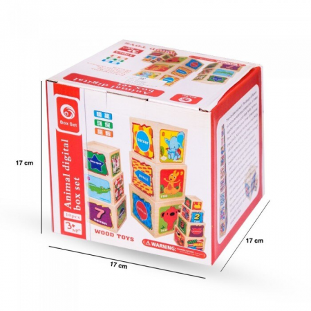 Educative - Turn 10 Cuburi, Animal digital box set