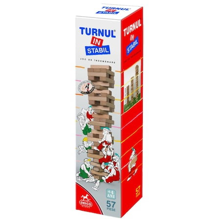 Puzzle 3D Lemn - Turnul Instabil Classic #60877 E 01