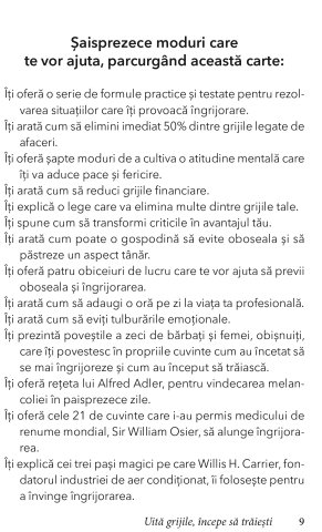 Uita grijile, incepe sa traiesti! de Dale Carnegie [5]