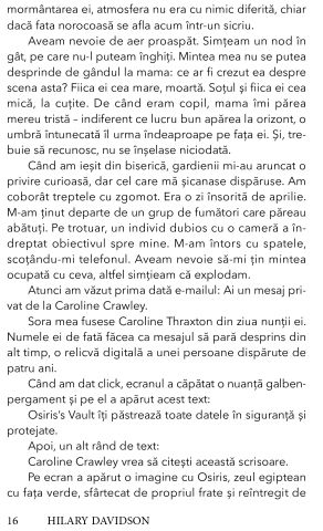 Ultima ei suflare de Hilary Davidson [7]