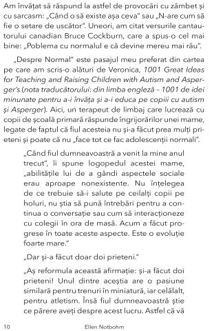 Zece lucruri pe care orice copil cu autism isi doreste sa le stie de Ellen Notbohm [5]