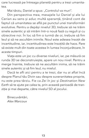 Zei in joc. Mesaje despre Trezirea si Schimbarea Constiintei [7]
