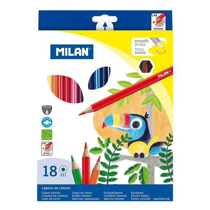 Editura Prestige Creioane Colorate 18 CULORI