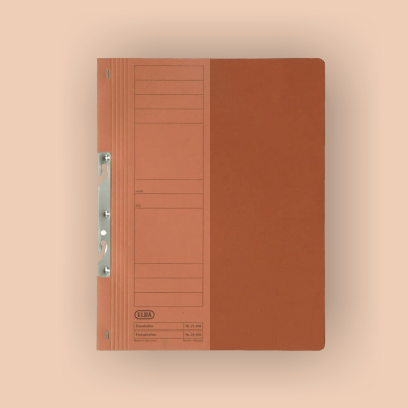 Dosar 1 2 gheara carton color Portocaliu