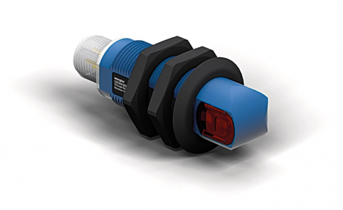 Comunicare Si Masurare - OLWK503A0002, Senzor fotoelectric, polarizat retro-reflexiv, M18, conector M12, PNP NO+NC,  Sn = 5 mm, 10-30 V DC