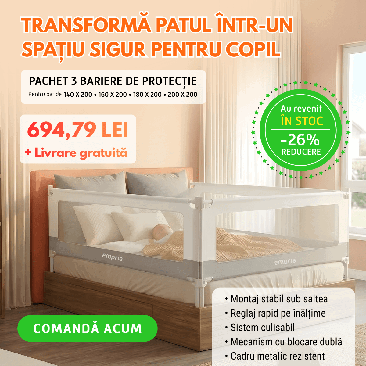 Promotie Pachet Bariere White Martie M