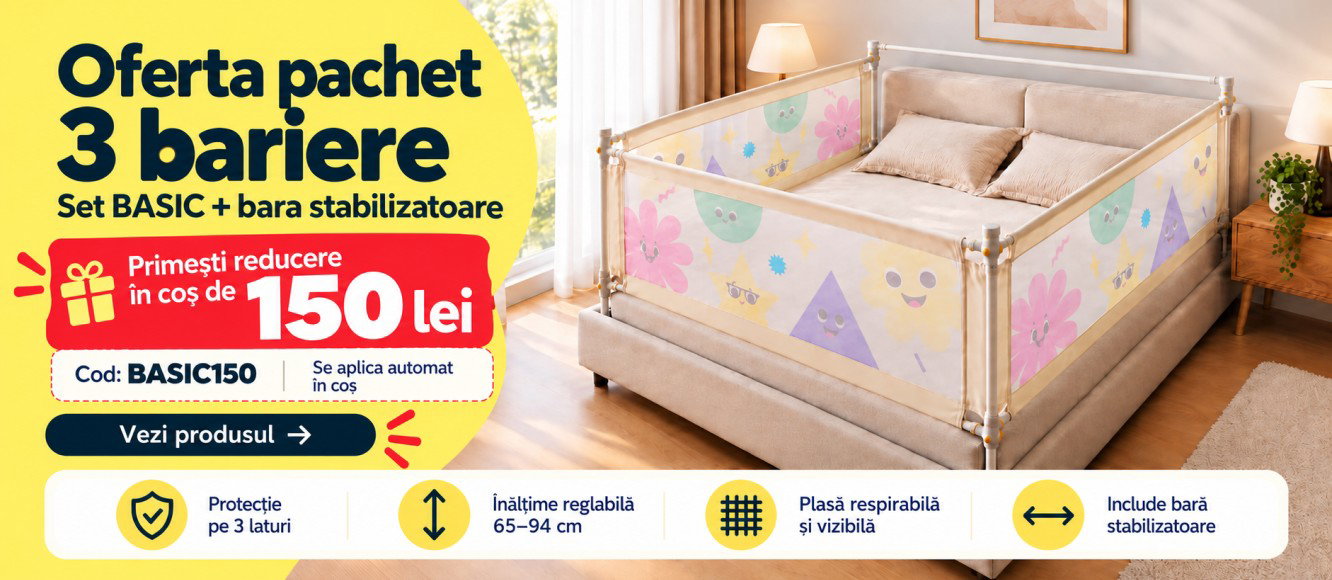 Bariere de pat reduceri cupon 150 lei
