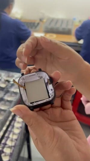 carcasa de ceas si firele electronice