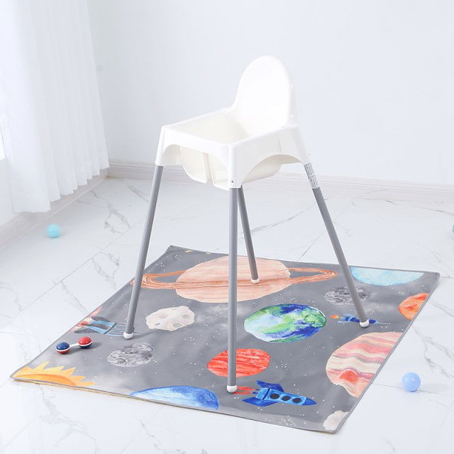 Covoras de protectie pentru scaunul de masa bebe