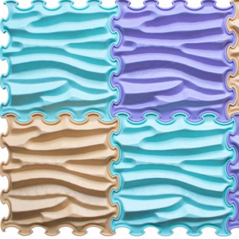 Piesele se conecteaza foarte usor intre ele - exact ca un puzzle