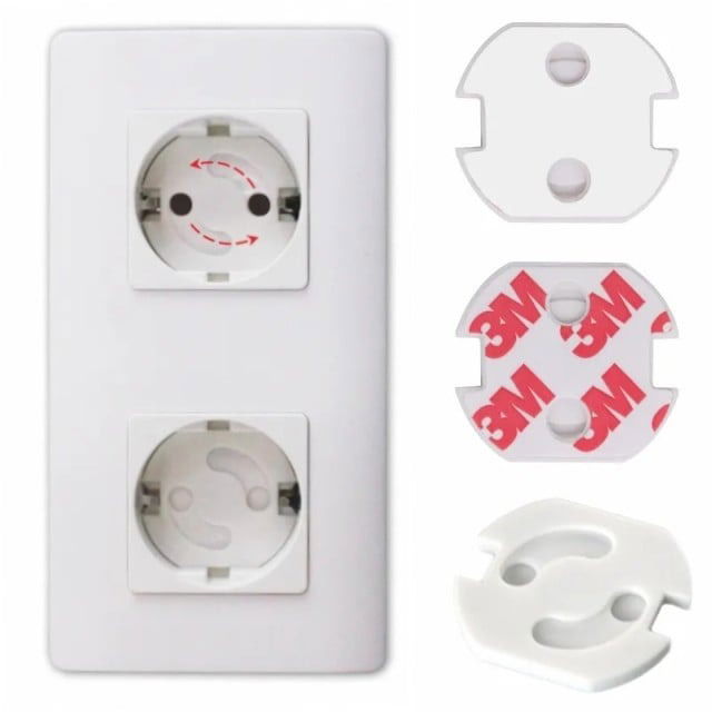 imagine cu protectiile de priza de la empria.ro pentru siguranta copiilor