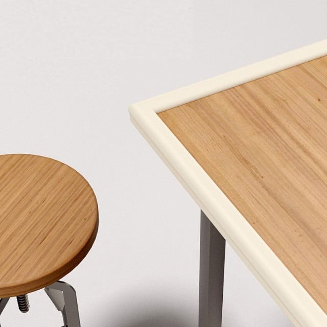 imagine cu benzi de protectie puse pe coltul mesei