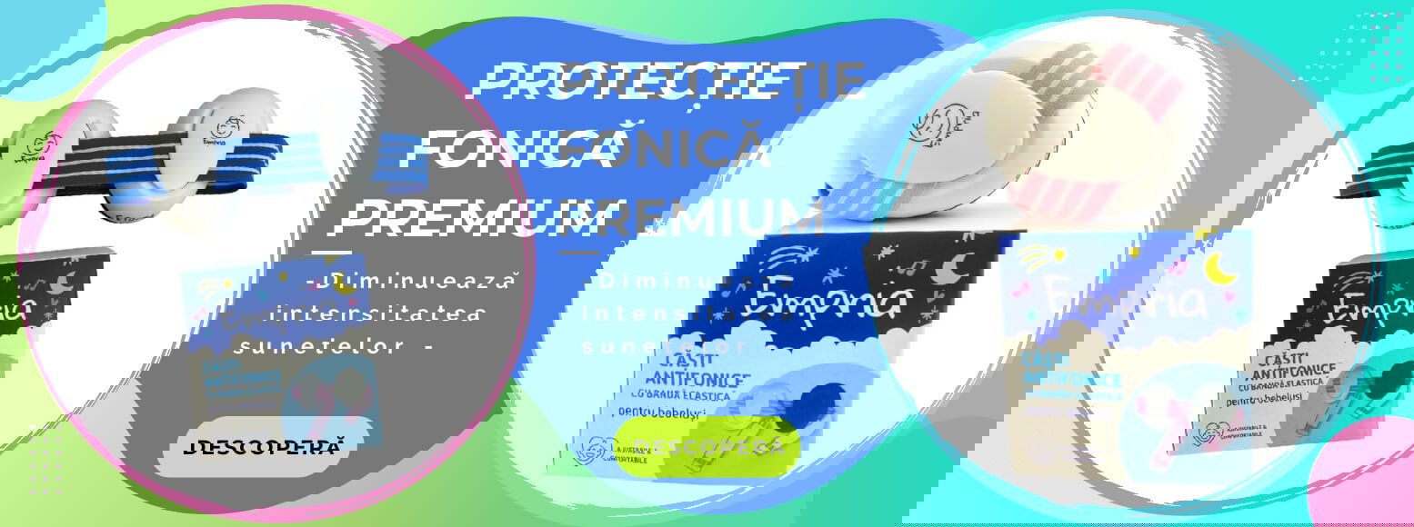 imagine cu casti antifonice pentru bebelusi