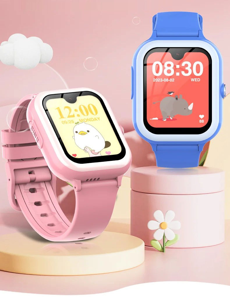 imagine smartwatch-uri roz si albastru