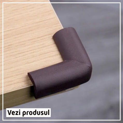 Set 4 bucati subtiri protectii colturi mobilier