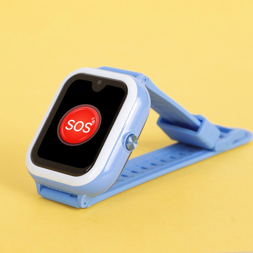 smartwatch empria pentru copii, albastru, cu buton SOS pentru apelarea de urgenta a persoanelor cunoscute