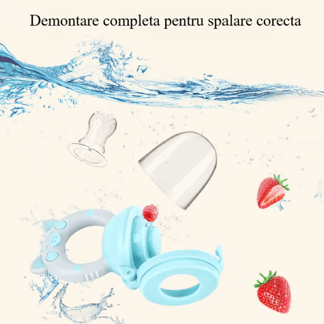Demontare completa pentru spalare corecta a recipentului de hranire 