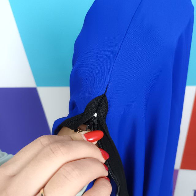 Ciorap senzorial de corp cu inchidere partiala cu fermoar din material non-toxic