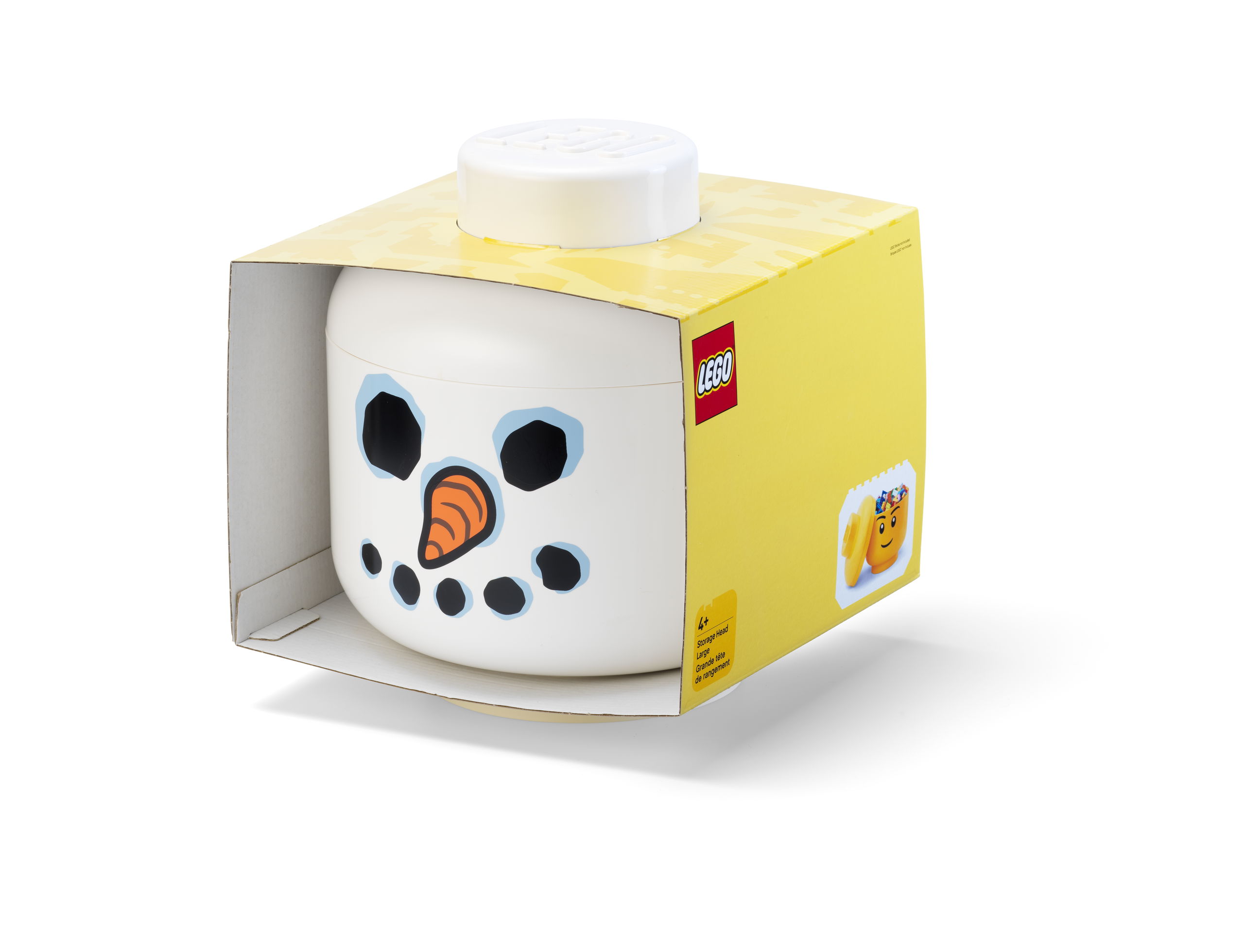 LEGO - Cutie depozitare L cap minifigurina LEGO® - Om de zapada (40320823)