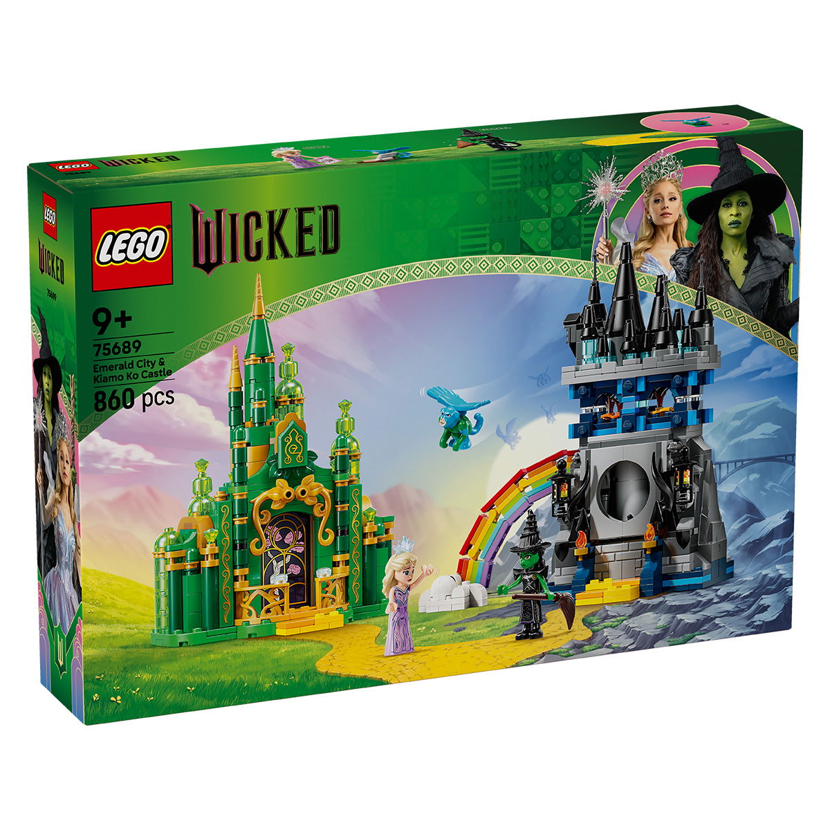 LEGO - LEGO®  Wicked - Emerald City si Castelul Kiamo Ko (75689), 860 piese