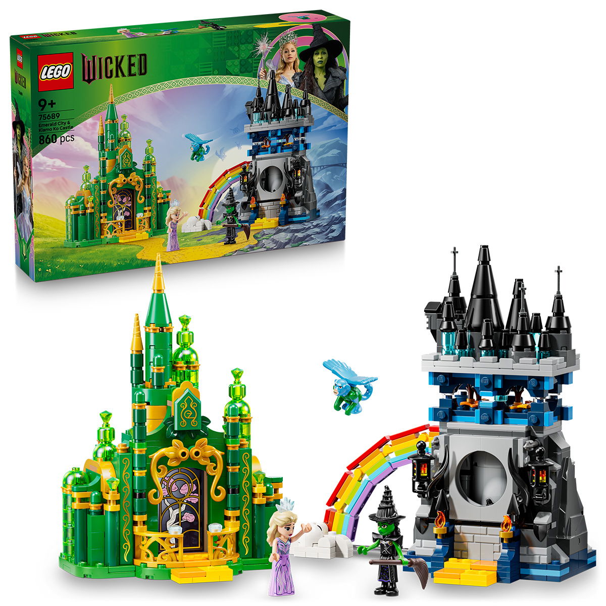 LEGO - LEGO®  Wicked - Emerald City si Castelul Kiamo Ko (75689), 860 piese
