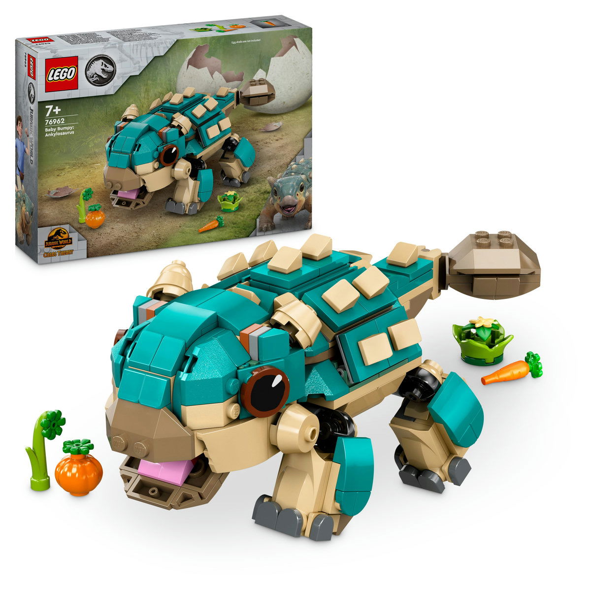 LEGO - LEGO®  Jurassic World - Bebelusa Bumpy: Ankylosaurus (76962), 358 piese