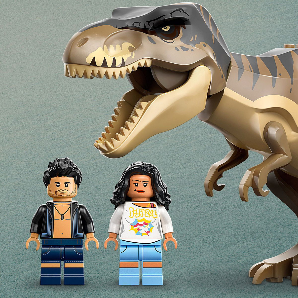 LEGO®  Jurassic World - Evadare pe rau din calea unui T. rex (76975), 199 piese [7]