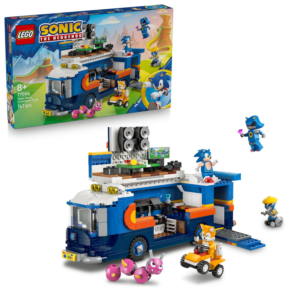 LEGO - LEGO®  Sonic the Hedgehog - Camionul de comanda al echipei Sonic (77006), 747 piese